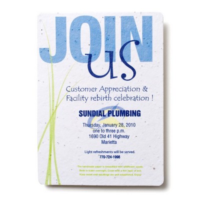 Seed Paper Invitation