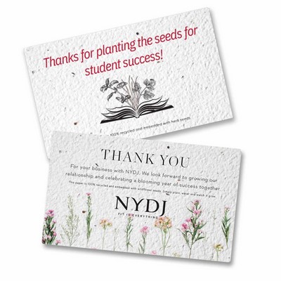 Seed Paper Note card