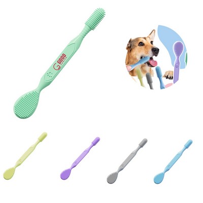 Dual-headed Silicone Pet Toothbrush